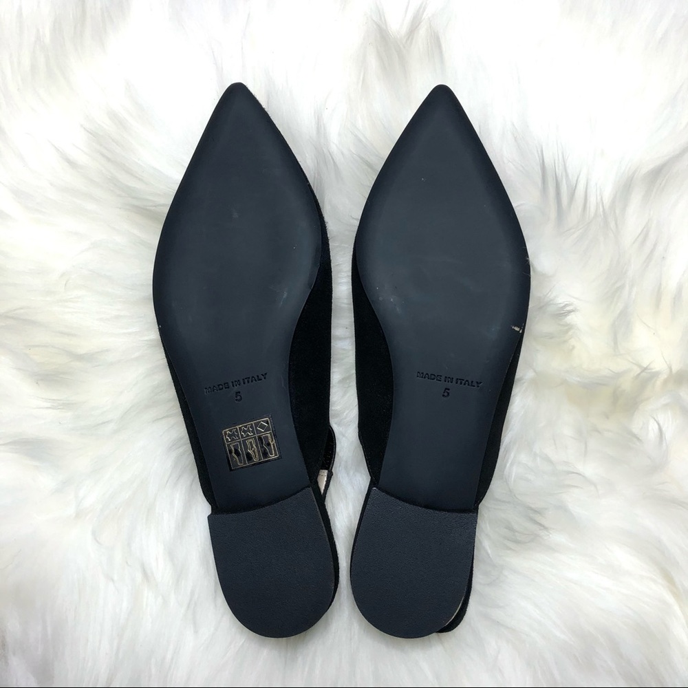 Everlane | NEW Editor Slingback Black Suede 5 - Picture 4 of 11
